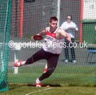 Alan Toward (Gateshead), winner of the discus with a throw of 54.62 metres, equaling Arthur McKenzies 1968 throw, North Eastern Championships, Gateshead International Stadium.  Photos: David T. Hewitson/Sports for All Pics